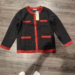 Woman’s Diamonds Quilted jacket. Lightweight button down.